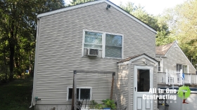 This house needed siding replaced