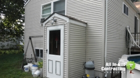 This house needed vinyl siding replaced