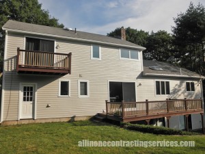 As a James Hardie Installer, we installed new fiber cement siding